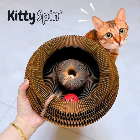 Kitty Spin™ - Griffoir interactif pour chats
