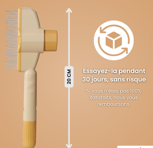 SmartBrush™ -  Brosse de Toilettage Anti-Poils Morts