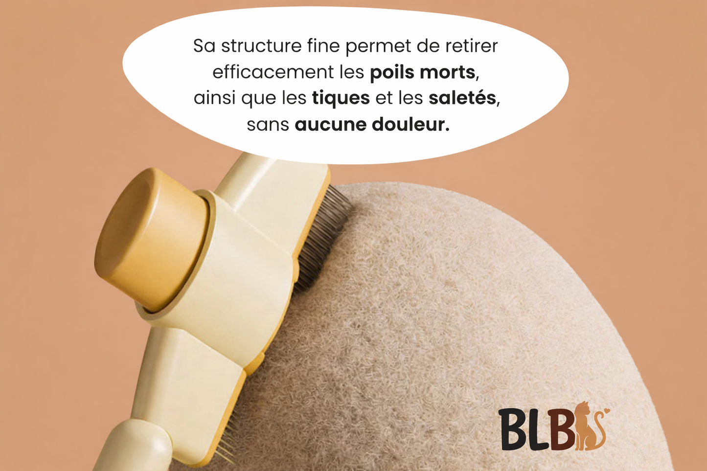 SmartBrush™ -  Brosse de Toilettage Anti-Poils Morts