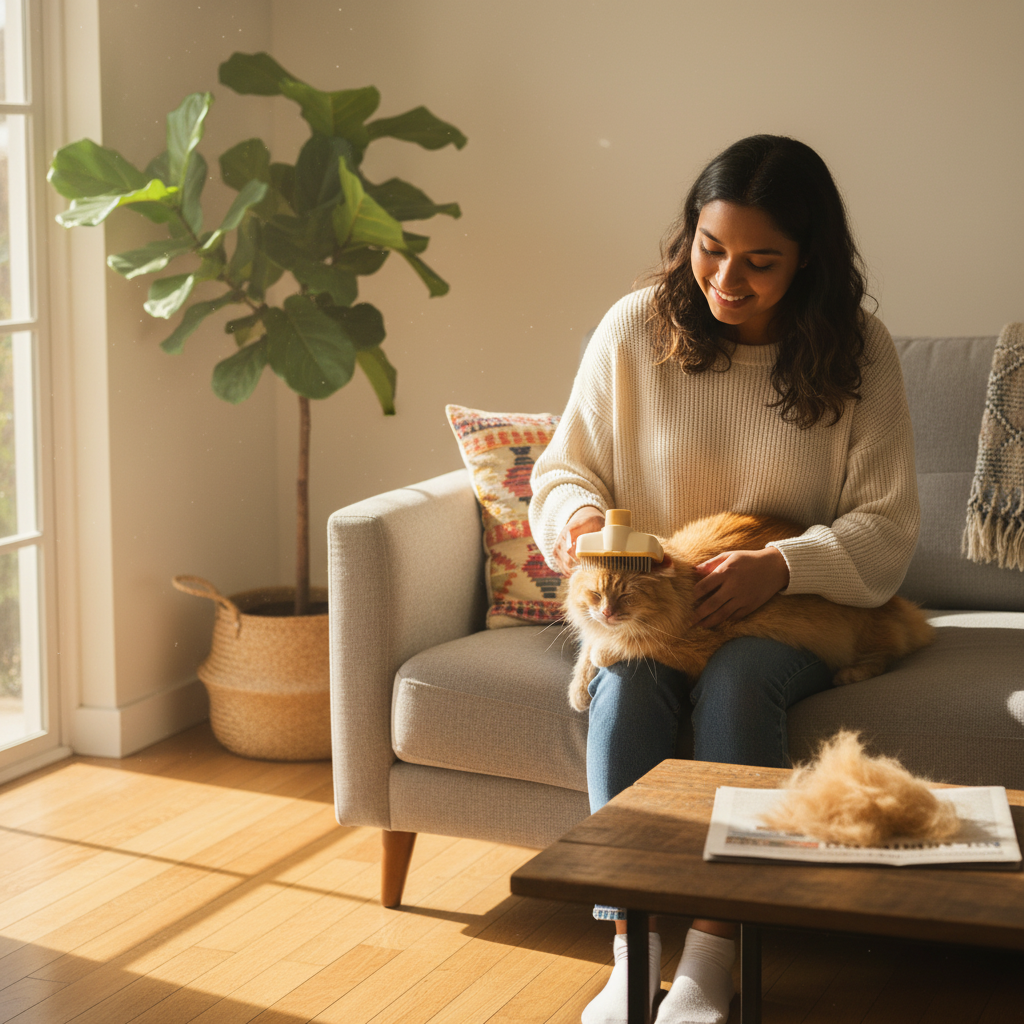 SmartBrush™ – Brosse anti-poils morts